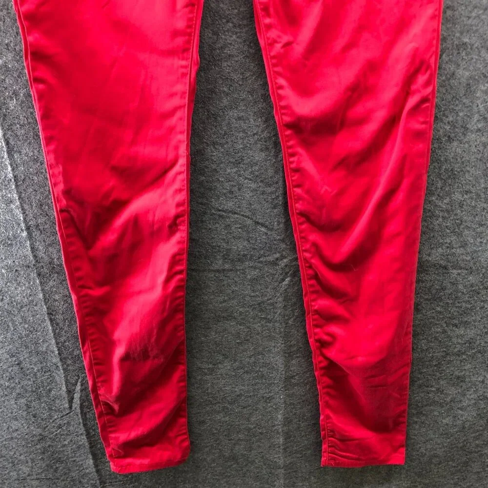 Massimo Dutti Girls 13/14 Skinny Jeans Red‎ Adjustable Waist Chino Pant Youth